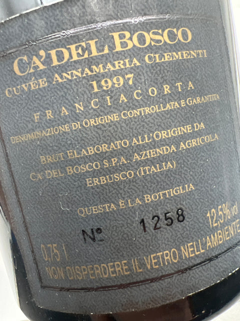 Cuvée Annamaria Clementi 1997  Ca' del Bosco