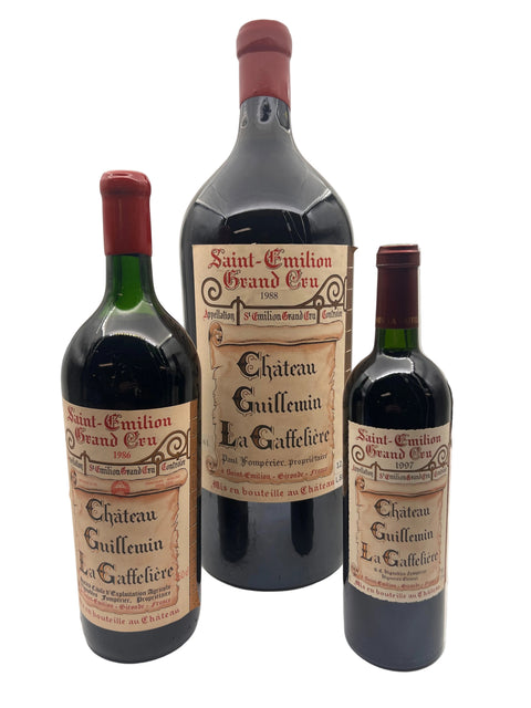 Saint Émilion Grand Cru Château Guillemin La Gaffelière 1986 1,5 L Magnum