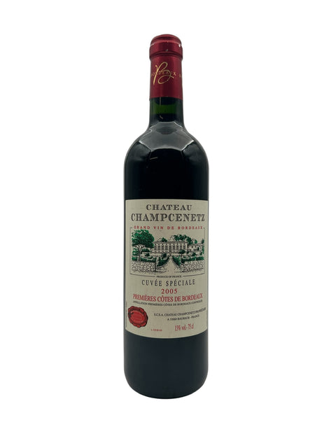 Chateau Champcenetz Premières Côtes de Bordeaux 2005