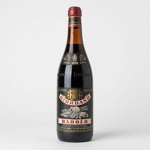 Barolo Giordano 1976 – láhev