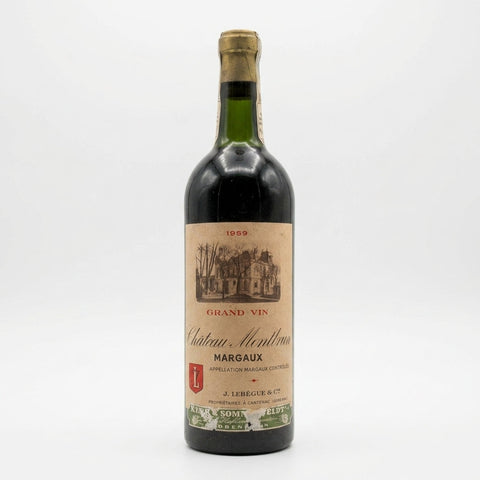 Margaux Château Montbrun / J. Lebègue & Cie 1959