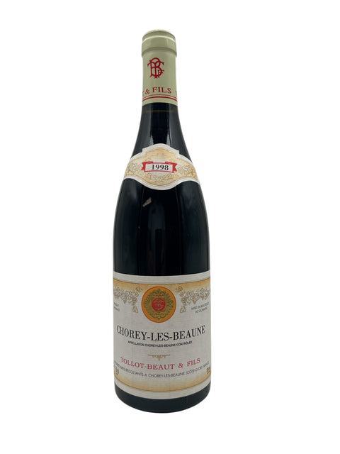 Flaske af Chorey-les-Beaune Tollot-Beaut & Fils 1998 rødvin