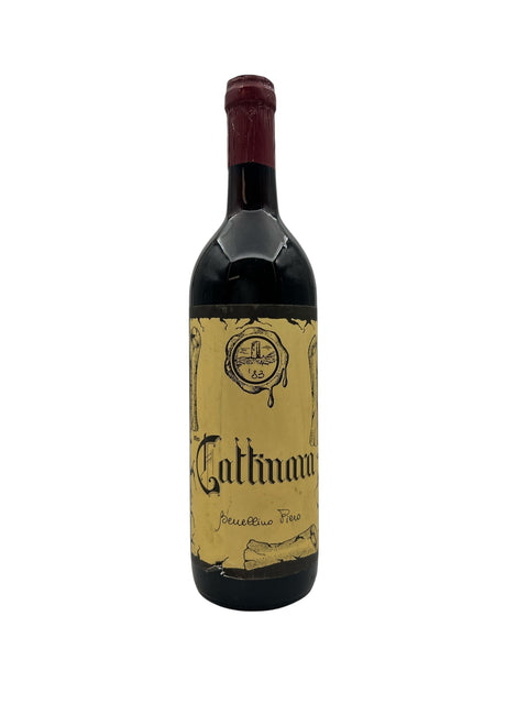 Flaske af Cattinara Pecorino Piero 1983 rødvin