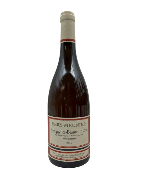 Flaske af Savigny-les-Beaune Fery-Meunier 1999 rødvin