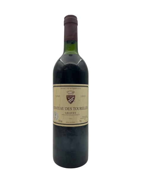 Flaske af Chateau des Tourelles Graves 1995 rødvin