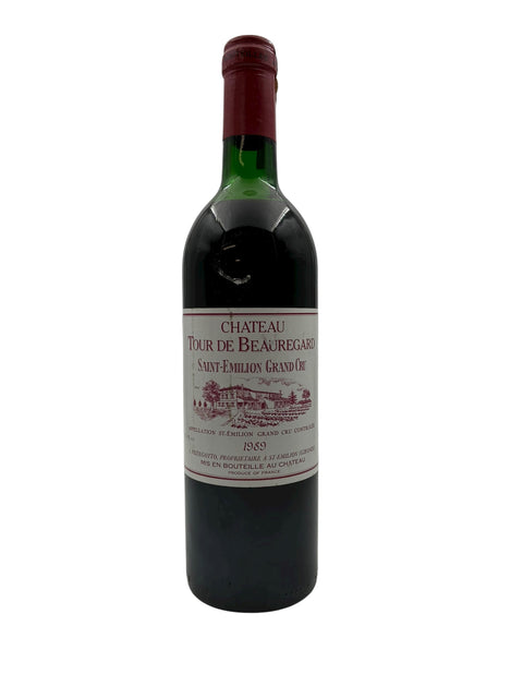 Flaske af Chateau Tour de Beauregard 1989 Saint-Émilion Grand Cru