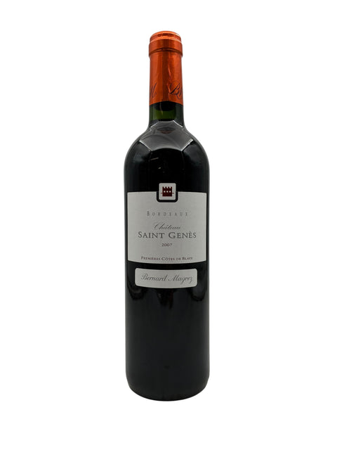 Flaske af Château Saint Genès Bernard Magrez 2007 rødvin