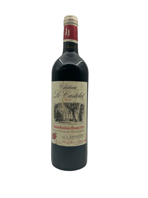 Château Le Castelot flaske af rødvin Saint-Émilion Grand Cru 2015