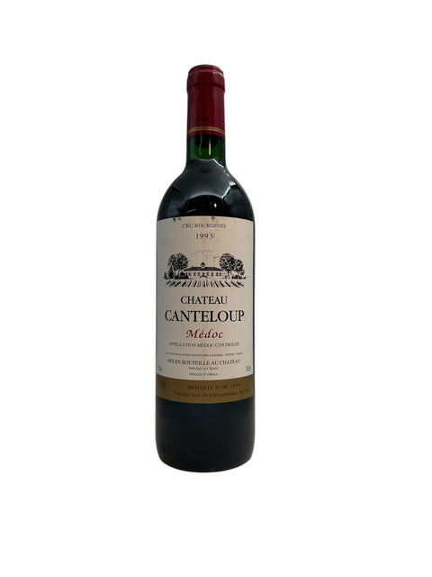 Flaske af Chateau Canteloup Médoc 1993 rødvin