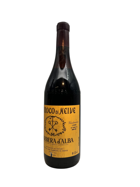 Flaske af Barbera d'Alba Parroco di Neive 1990