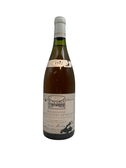 Flaske af Bourgogne Hautes Côtes de Nuits 1992 fra Montroy