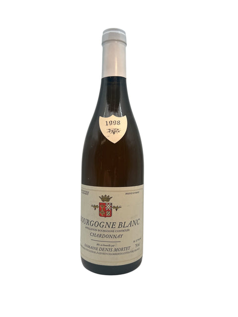Flaske af Bourgogne Blanc Domaine Denis Mortet 1998