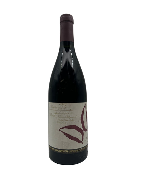 Flaske af Barbera d'Asti Giacomo Bologna 1997 rødvin
