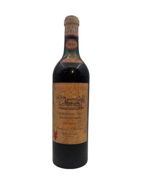 Flaske af Orvieto Castello della Sala 1947 hvidvin