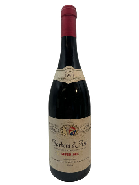 Barbera d'Asti Cantina Sociale 1994 flaske