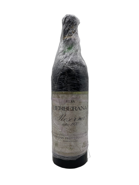 Rezervace Rioja Berberana 1970